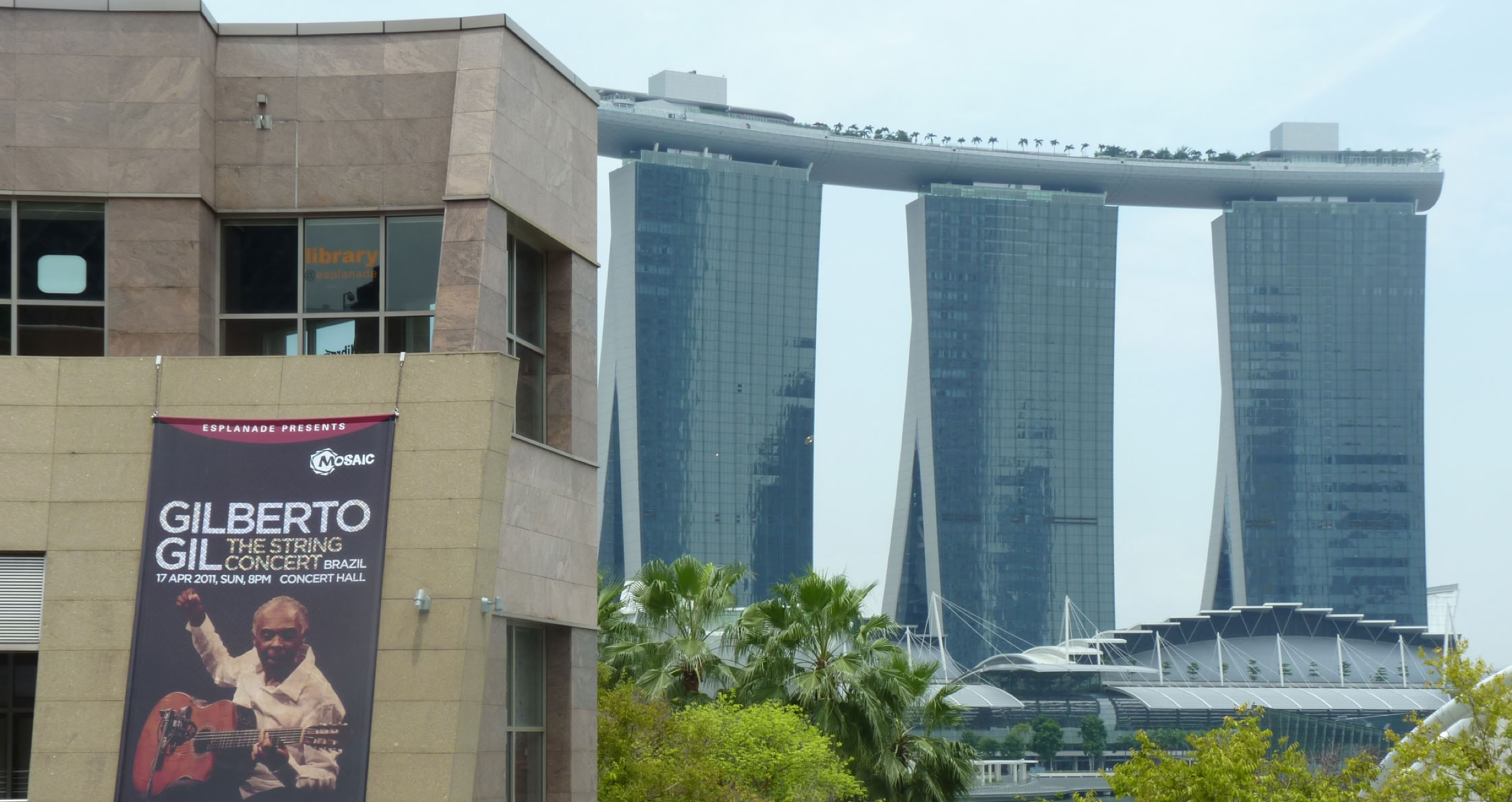 Gilberto Gil in Singapur. Foto A.A.Bispo